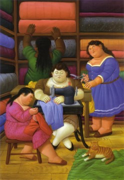Fernando Botero Painting - The Designers Fernando Botero